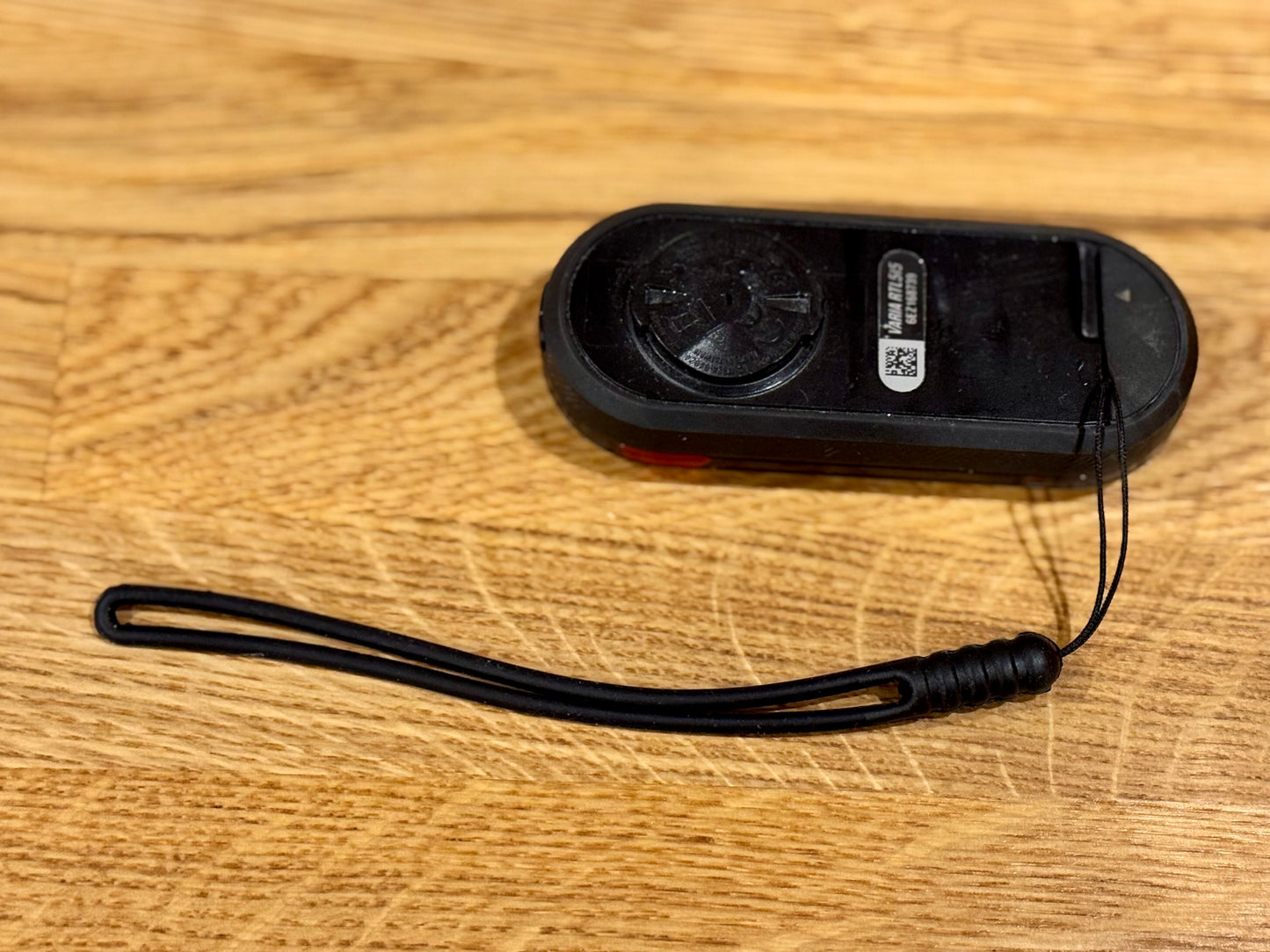 Silicone Tether attached to Garmin Varia