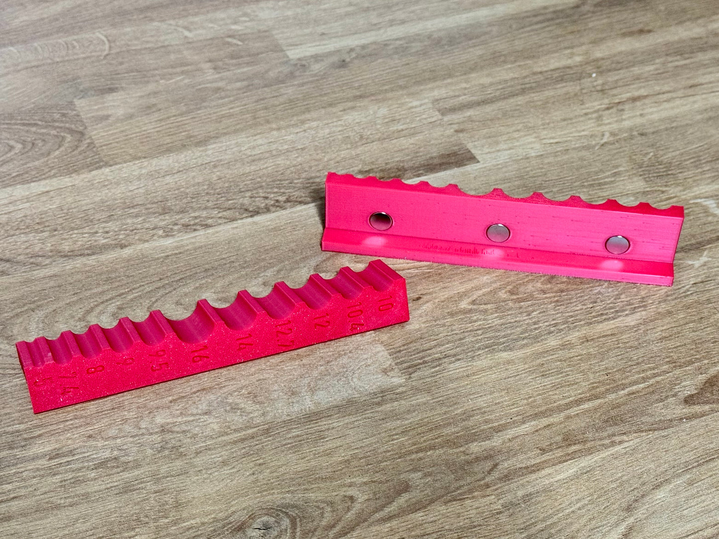 Universal Bicycle Vice Clamp with magnets on workbench