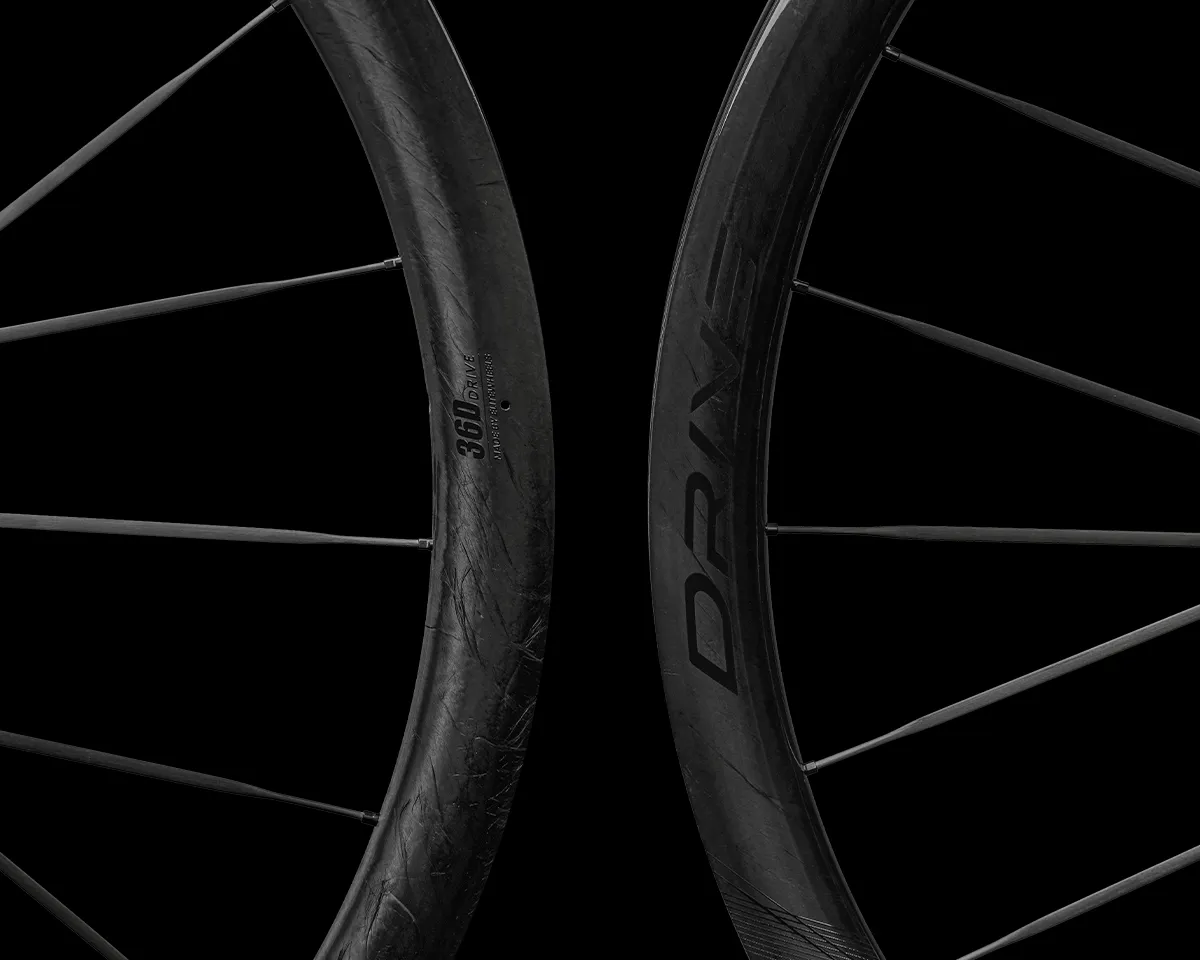 Elite-Wheels Drive 36D II - Disc Brake - Carbon Wheelset