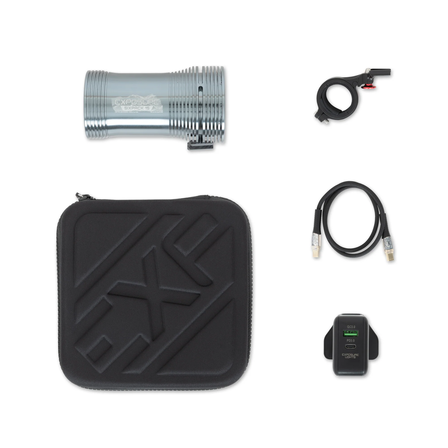 Exposure Six Pack 15 - 6000 Lumens | 2-36 Hours Runtime | 403g